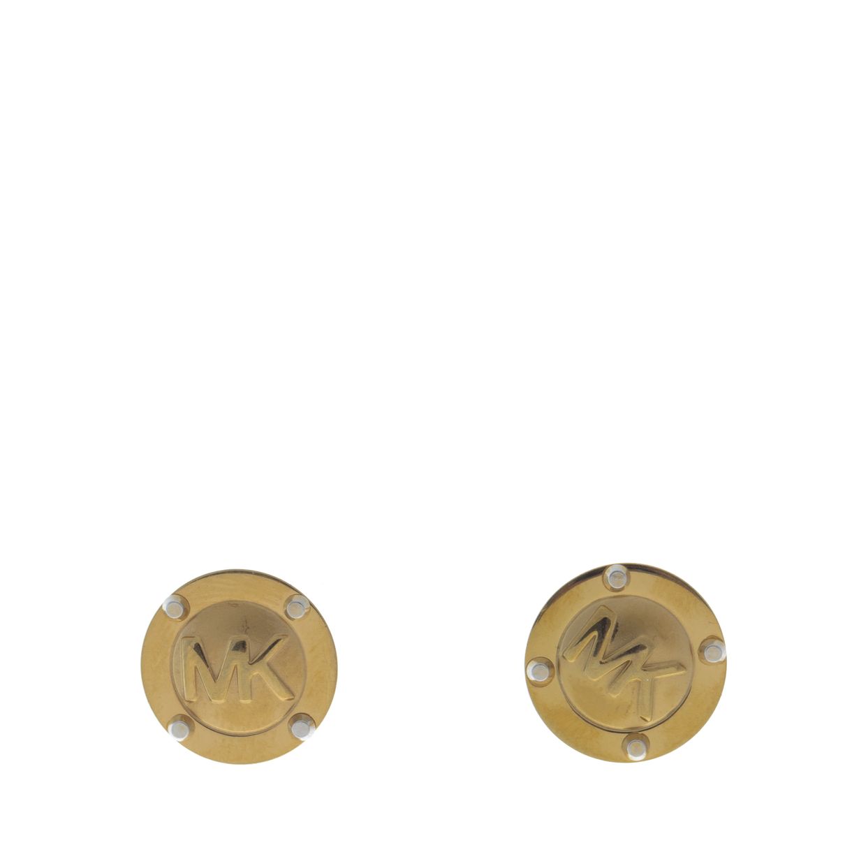 Brinco-Michael-Kors-Logo-Redondo-Dourado