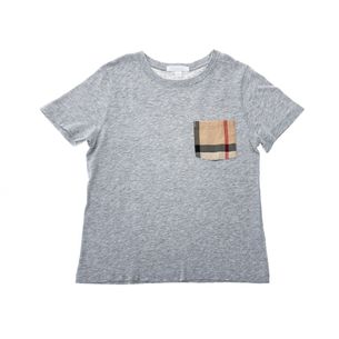 Camiseta-Burberry-Infantil-Cinza