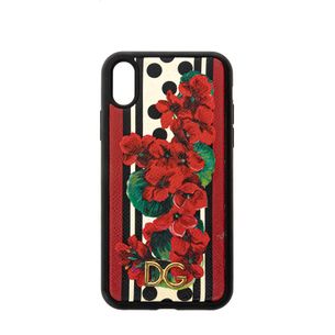 Capinha-Dolce---Gabbana-Iphone-XR-Flores-Vermelha-e-Preta