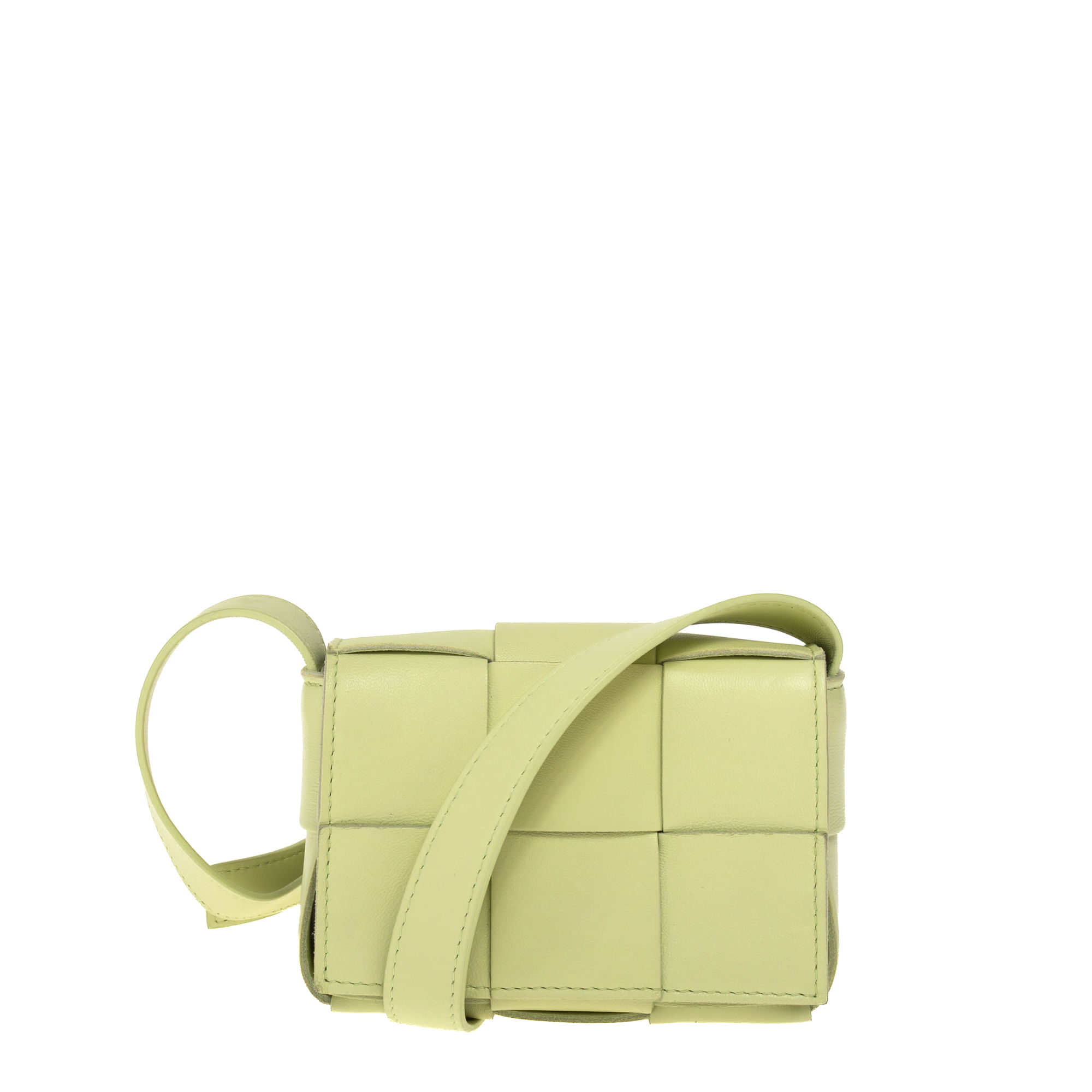 bottega veneta cassette green mini