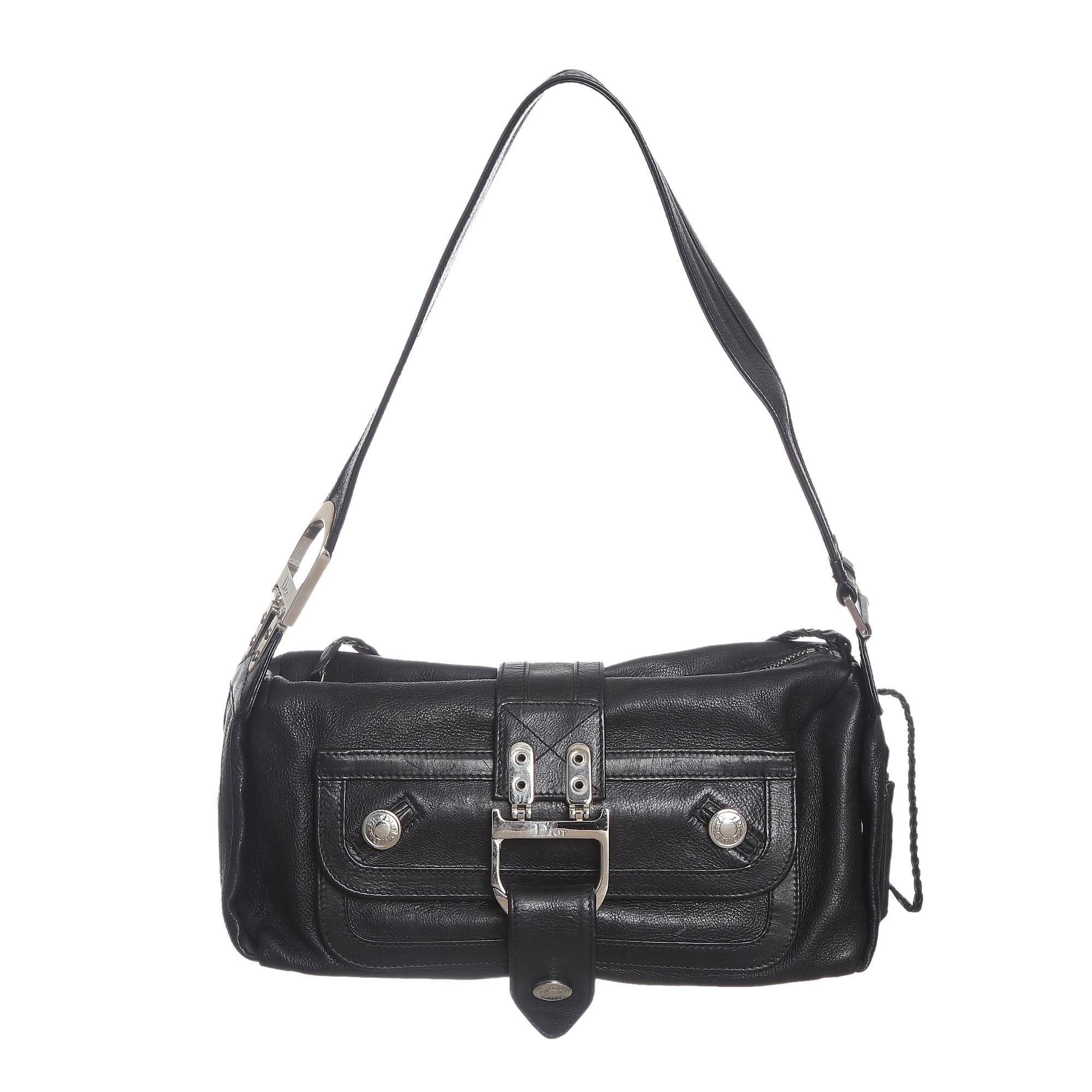 christian dior christian dior couro preta black