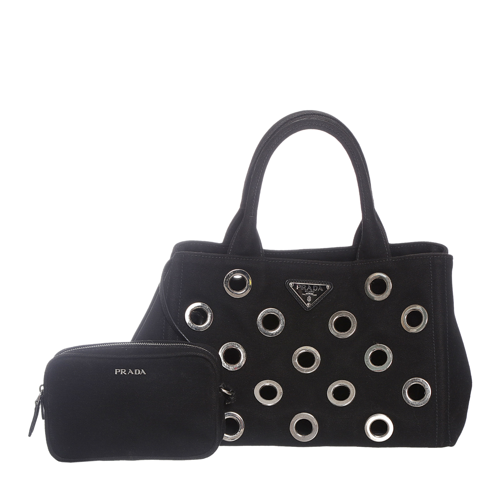 prada prada canapa grommet preto black