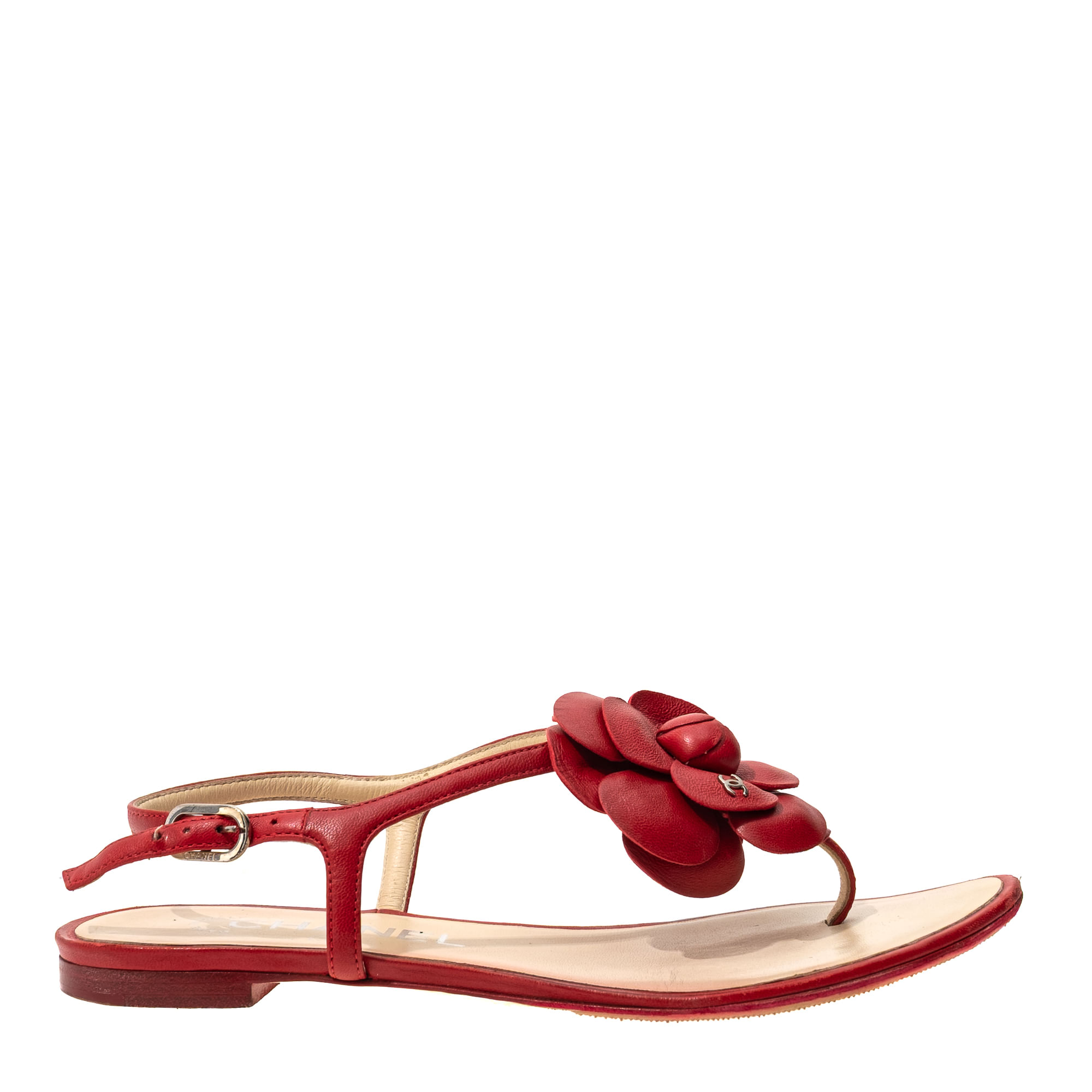 chanel modelo rasteira sandalia