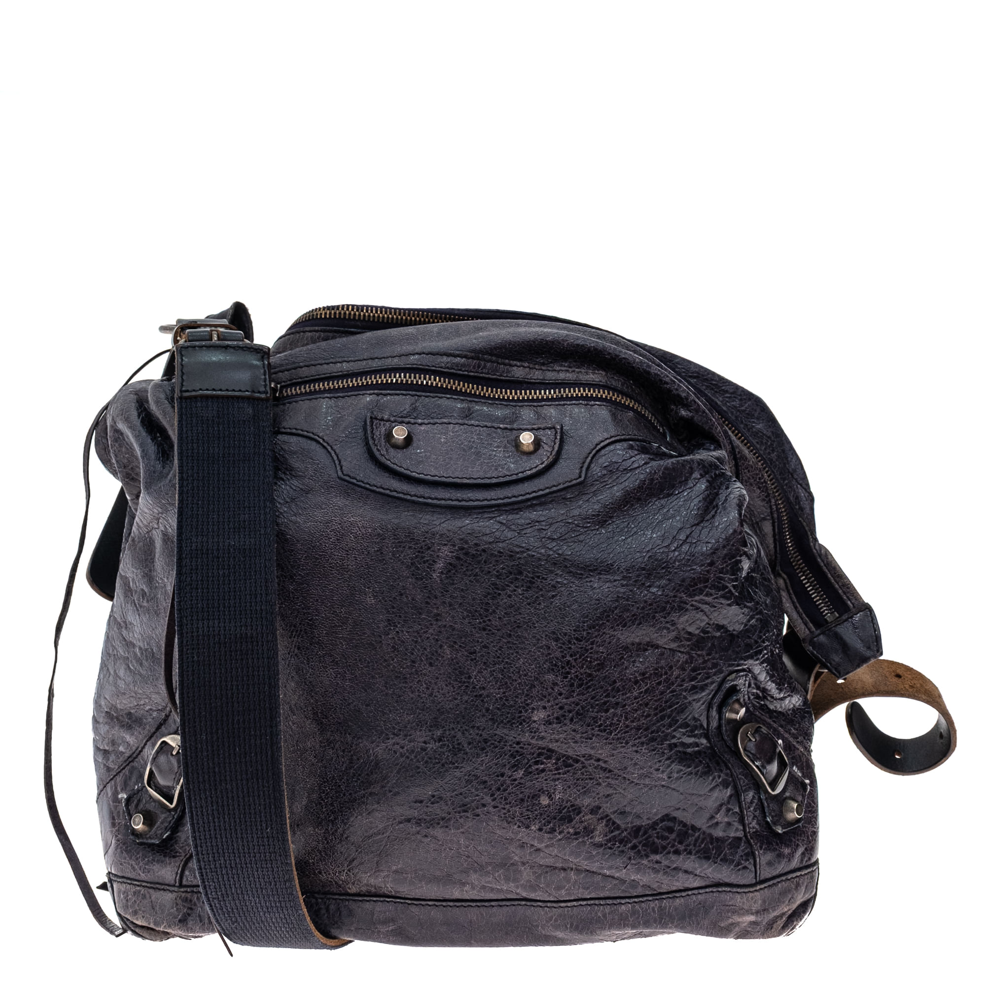 balenciaga balenciaga classic city transversal azul marinho e preto black