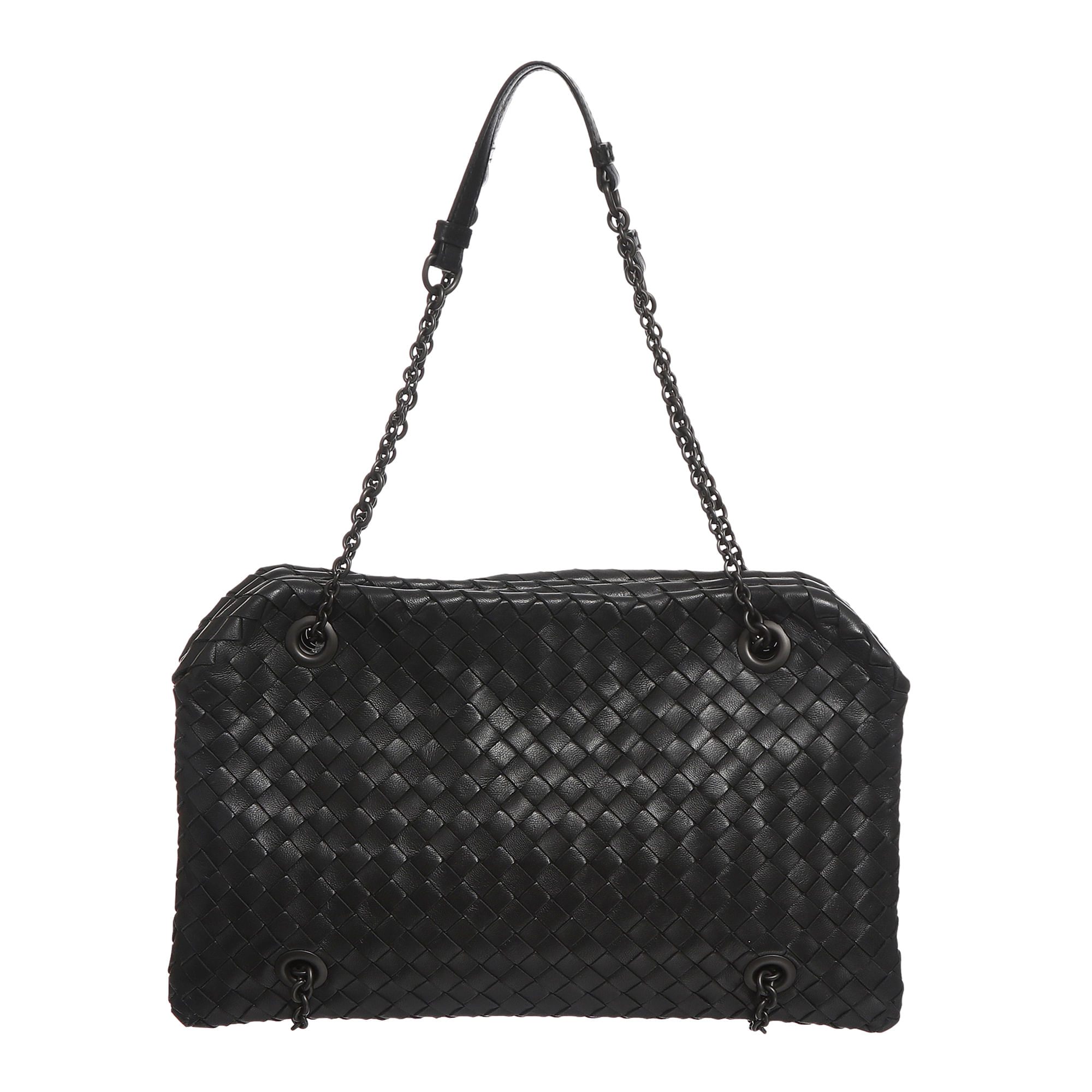 bottega veneta bottega veneta loop intrecciato preta black