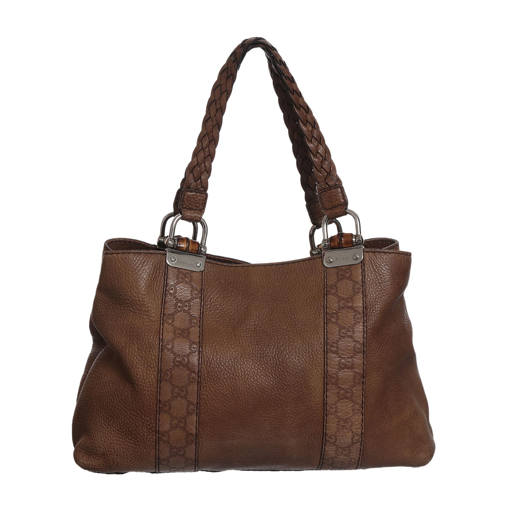 gucci bamboo brown large