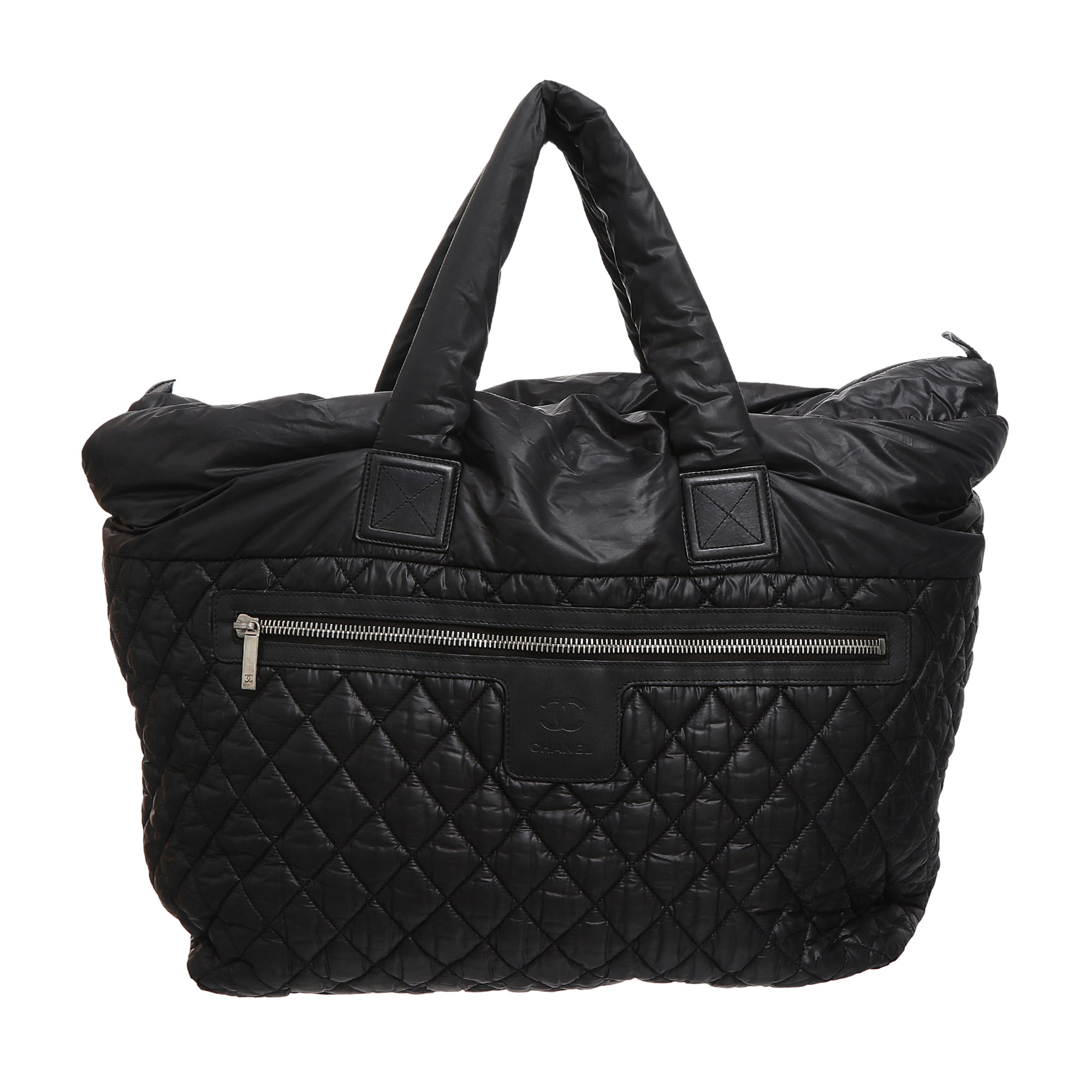 chanel chanel coco cocoon matelasse preta black large